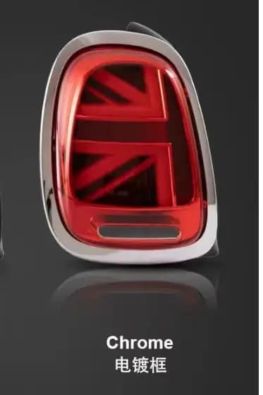Baglygtesamling, LED-materiale, kompatibel med Mini Cooper,Krom