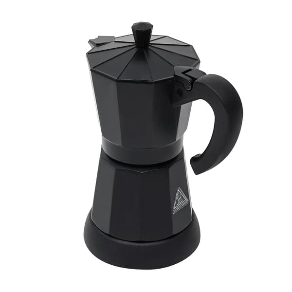 Kaffemaskine, Kompakt Design, Holdbar Aluminiumkonstruktion,sort