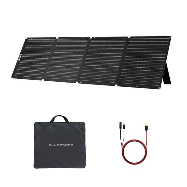 Solpanel, Hög Effektivitet, Bärbar Design,200W Solarpanel