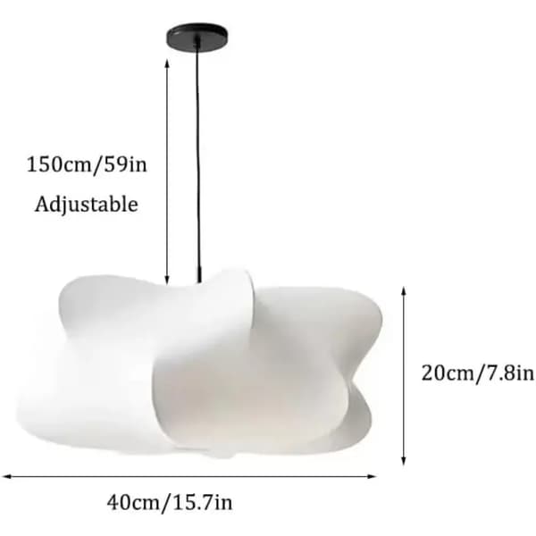 Krona, Modern Design, E27 Fäste,40CM, Ingen lampa-b