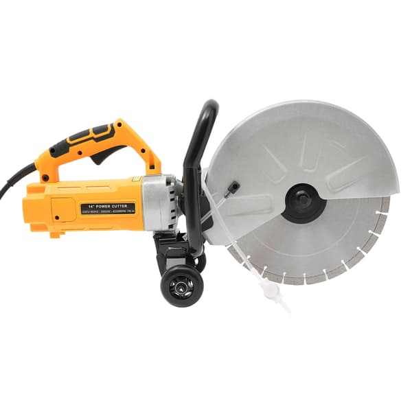 Betonsav, Elektrisk Motor, 14 Tommer Klinge,GUL