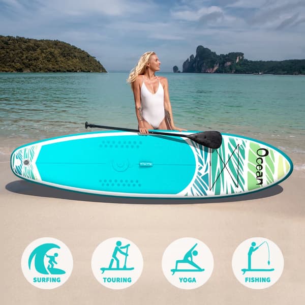 Stand-Up Paddle Board, Oppustelig, Bærbar Design,Ocean