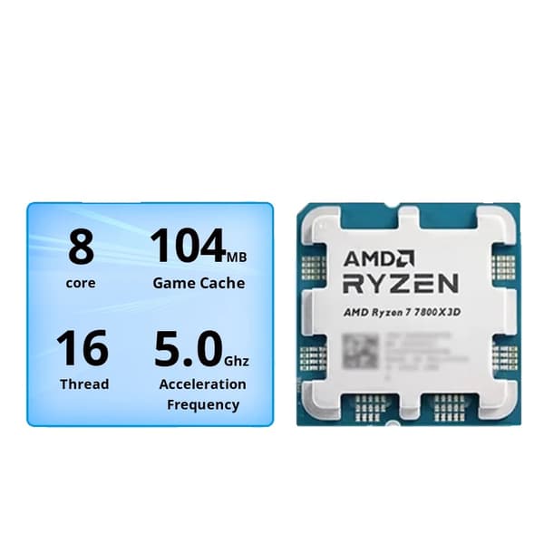 Processor, Octa Core, 4.2 GHz, 16 Trådar, DDR5 Minnesstöd, PCIe 5.0