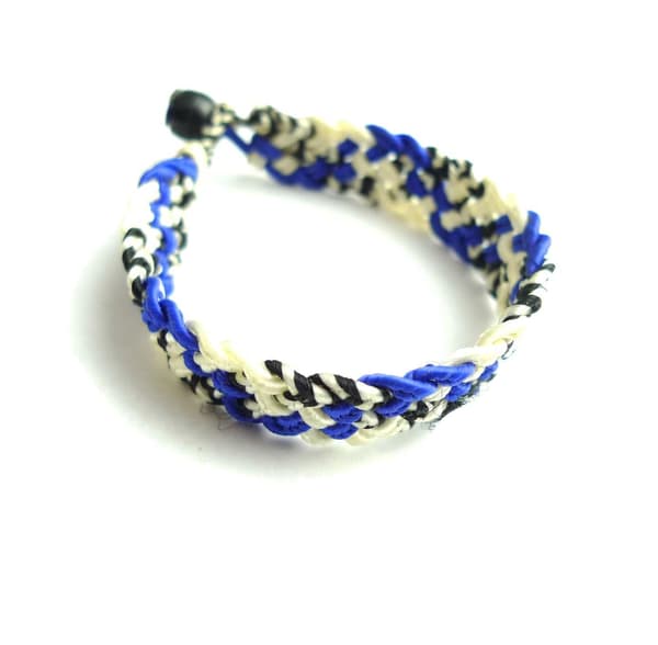 Armband Svart/Vit/Blå