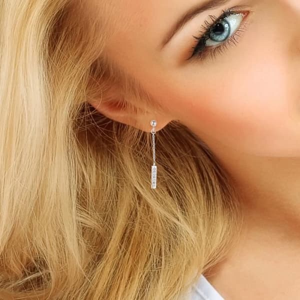 Wanda örhängen - Rhodiumpläterade 925 Sterling Silver