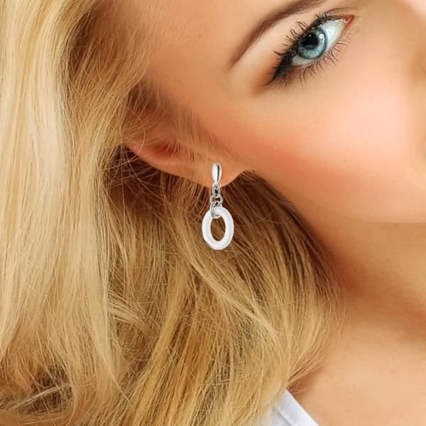 Fany Örhängen - Rhodiumpläterade 925 Sterling Silver