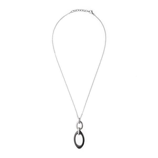 Halsband - svart och stål