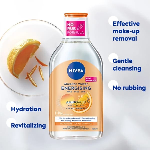 Nivea Micellar Water Energising 400ml