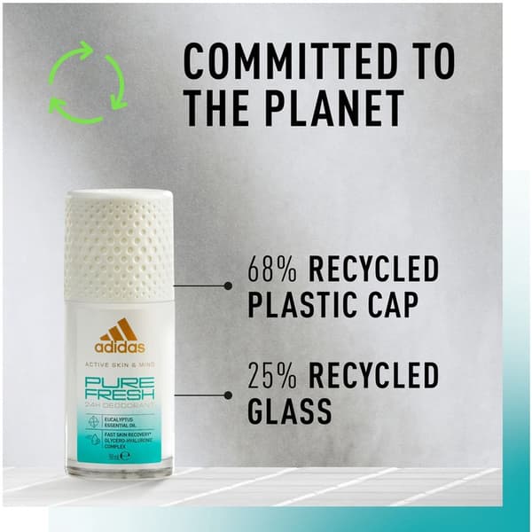 Adidas Pure Fresh 24H Deo Roll-on 50ml