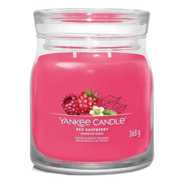 Yankee Candle Signature Medium Jar Red Raspberry 368g