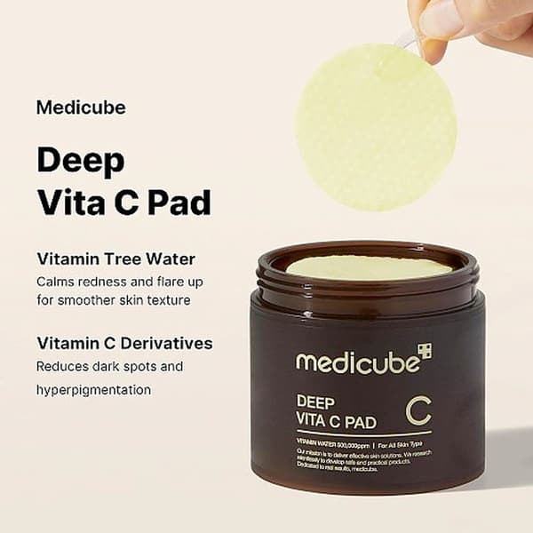 Medicube Deep Vita C Pad 70 pcs Face Toner