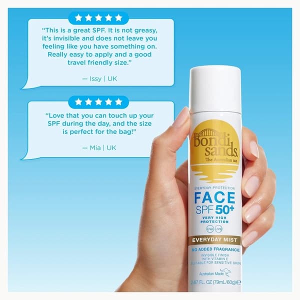 Bondi Sands SPF 50+ Everyday Face Mist 60g