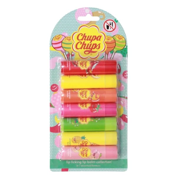 Chupa Chups Lip Licking Lip Balm Collection 7pcs
