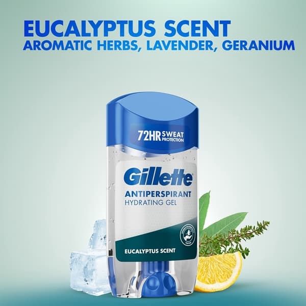 Gillette Eucalyptus Antiperspirant Gel 70ml
