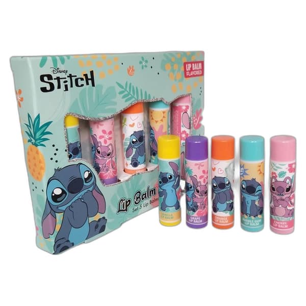 Disney Stitch Lip Balm 5pcs