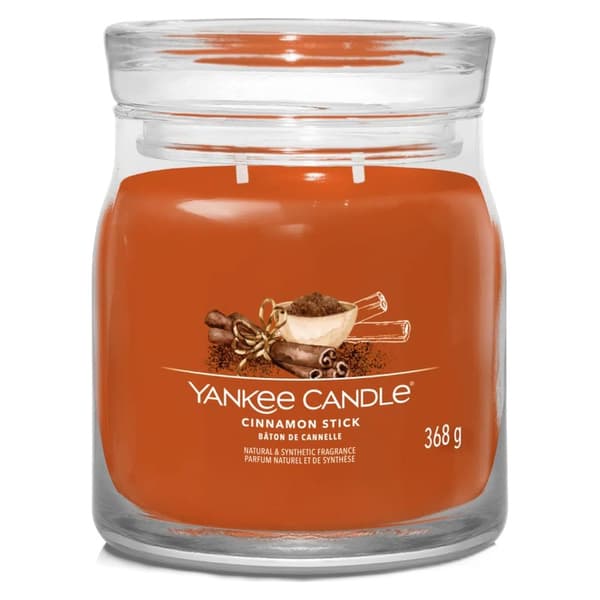 Yankee Candle Signature Medium Jar Cinnamon Stick 368g