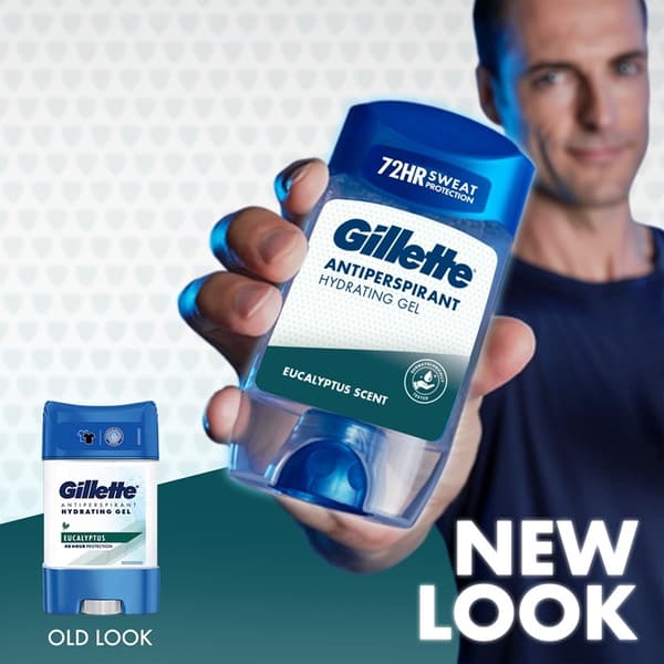 Gillette Eucalyptus Antiperspirant Gel 70ml
